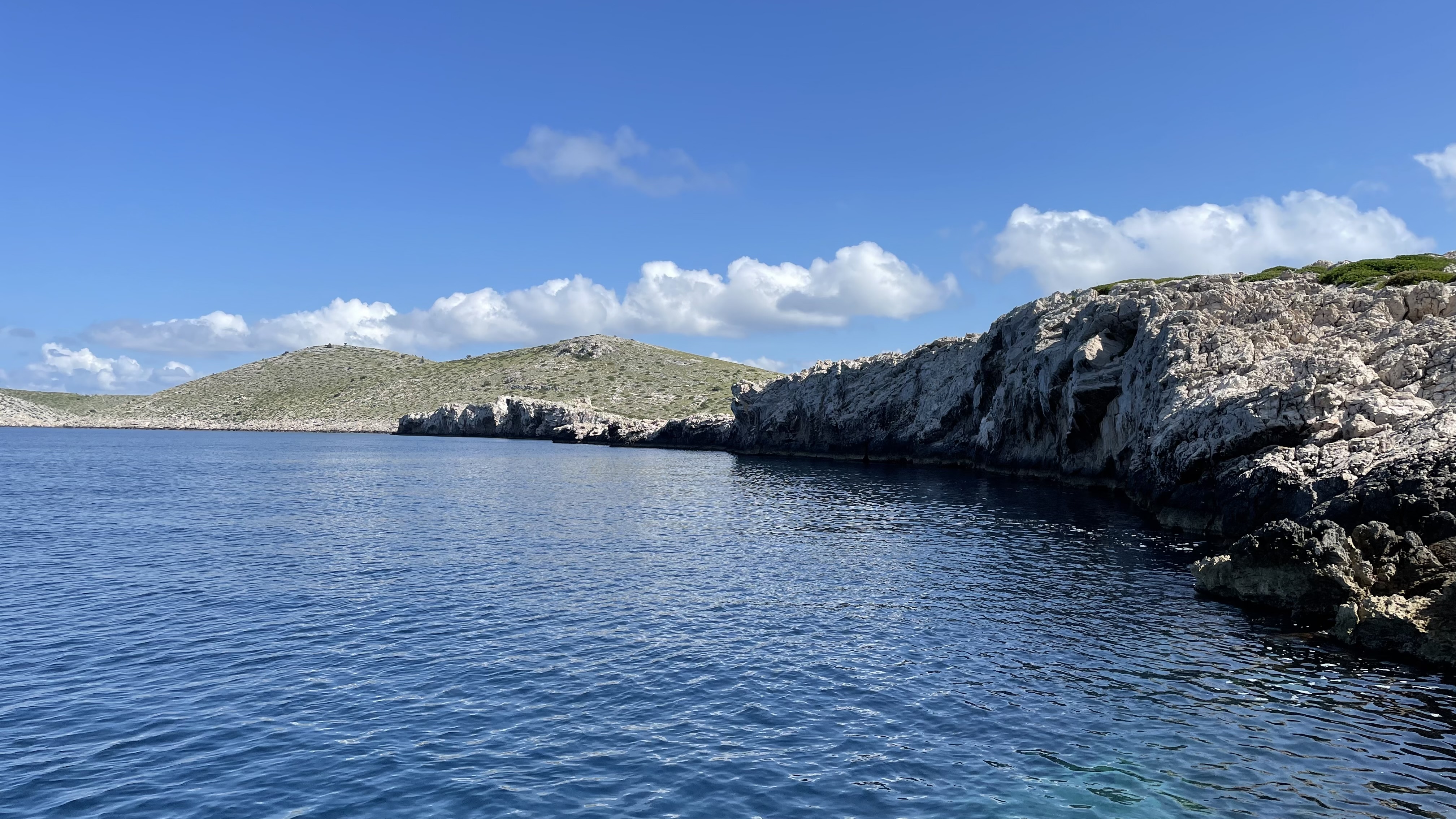 Diving spot Dome on the island of Vela Panitula in Kornati National Park