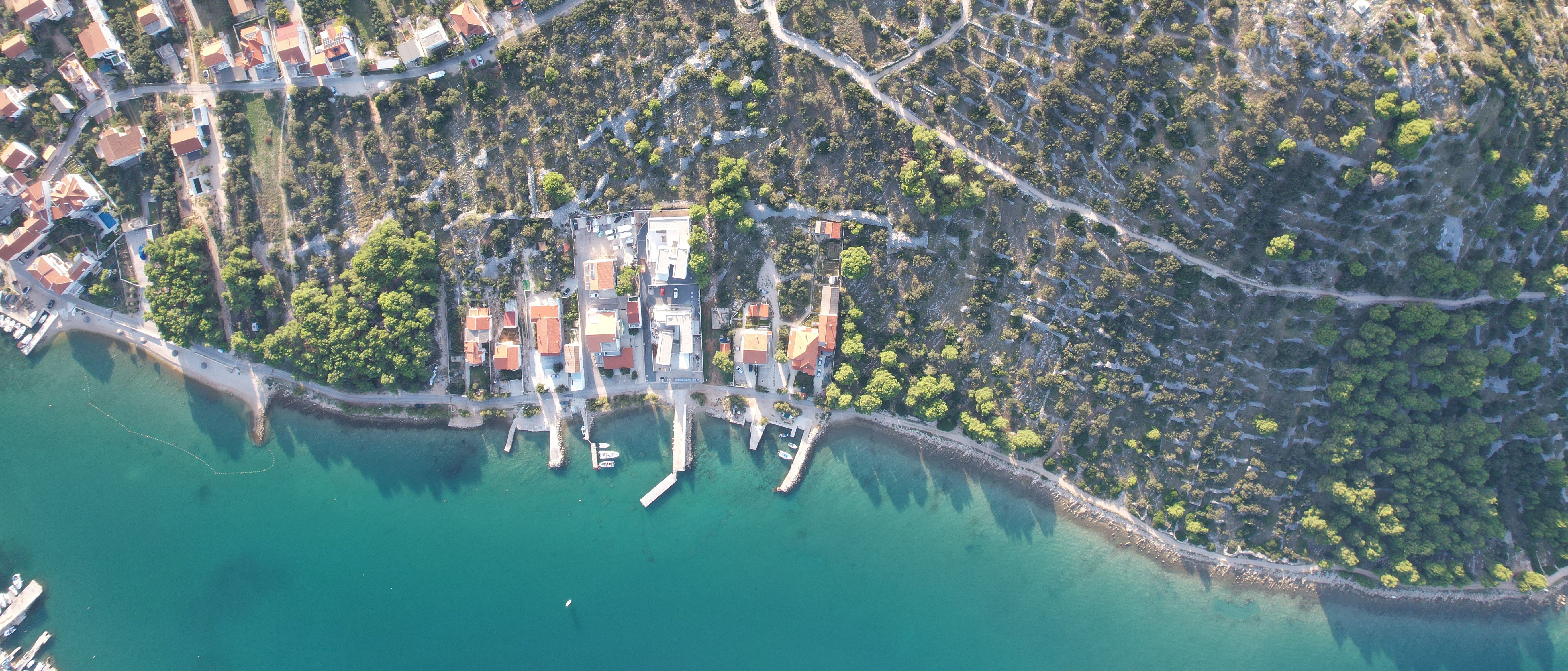 Dive center from air