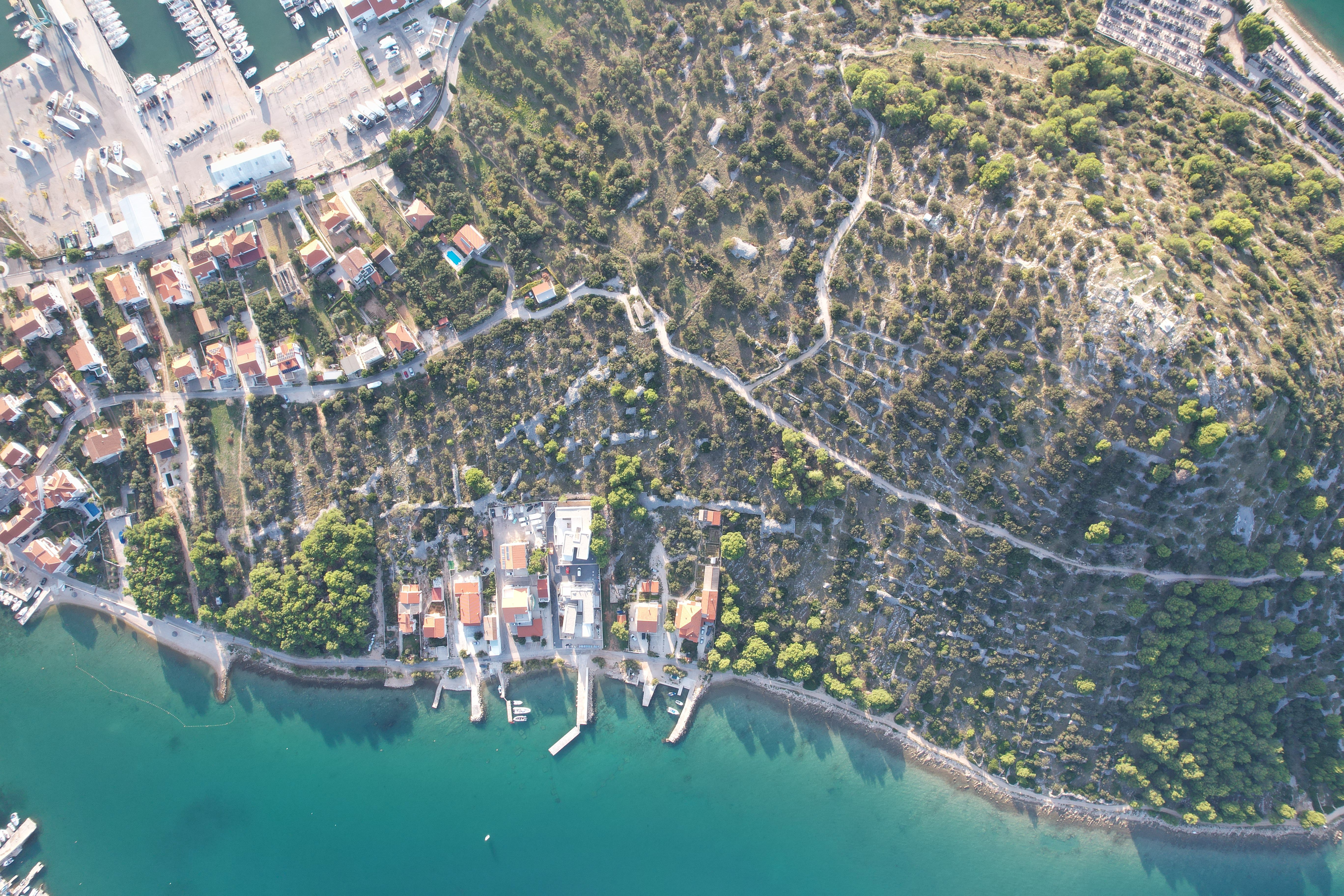 Dive center from air